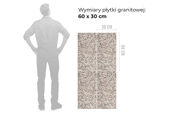 Wymiar płytki granitowej